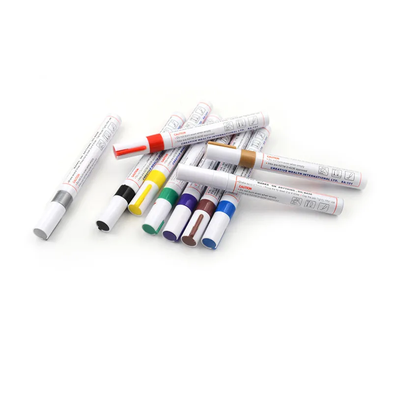1PC Colorful Universal Waterproof Permanent Motorcycle Car Tyre Tread Paint Marker Pen Hand Tools