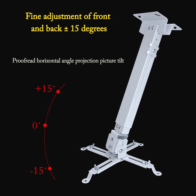 Đa Chức Năng Máy Chiếu Móc Treo 43-65 CM-Ống Cáp Định Tuyến Có Thể Thu Vào Máy Chiếu Trần Treo Tường Chiếu Móc Treo