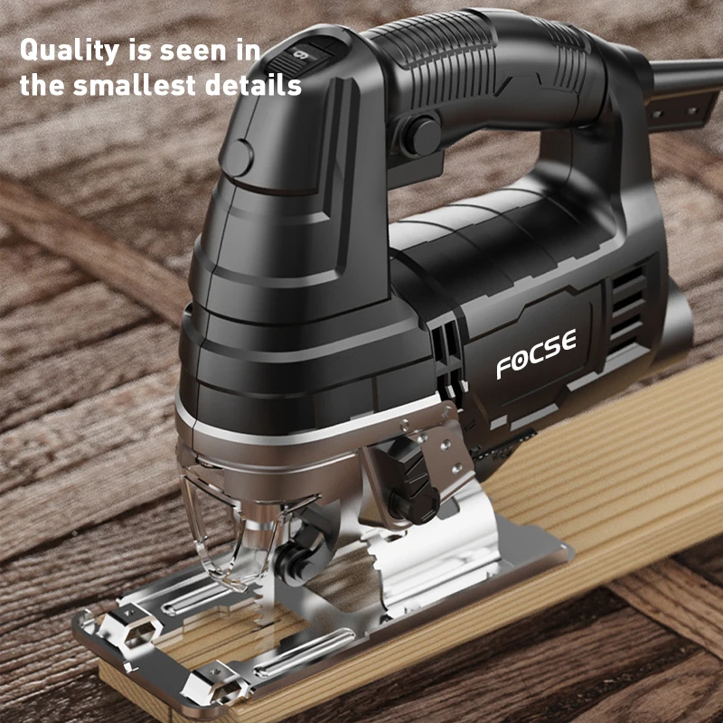 Jig Saw 6 Speed Electric Saw Home Power Tools Miter Saw Machine Laser Assist 4-Speed Knife Lift Multifungsional dengan Saw Blade