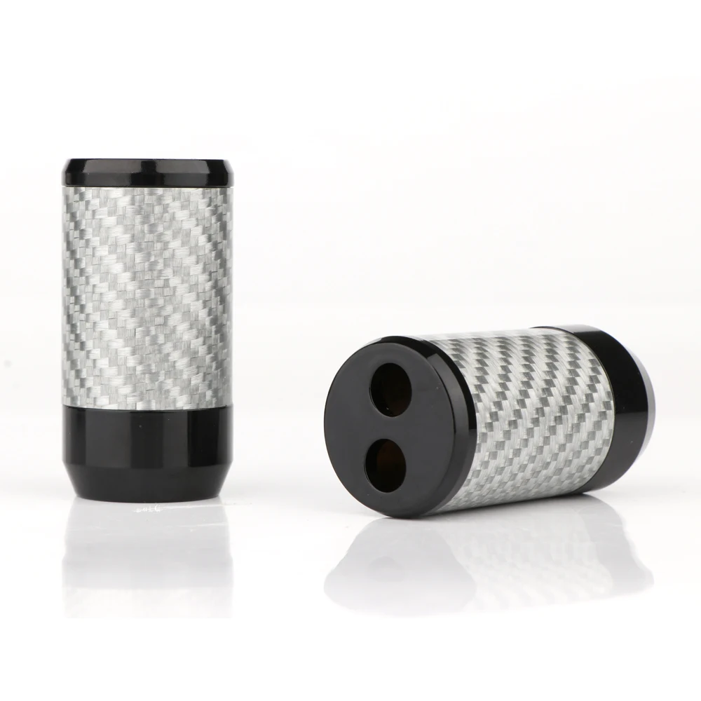 11mm/14mm/16mm Hifi Carbon Faser Hosen Boot Y Splitter Lautsprecher Audio Kabel DIY Split Audio Kabel Draht Hose 1 Zu 2 Lautsprecher – Detail 7