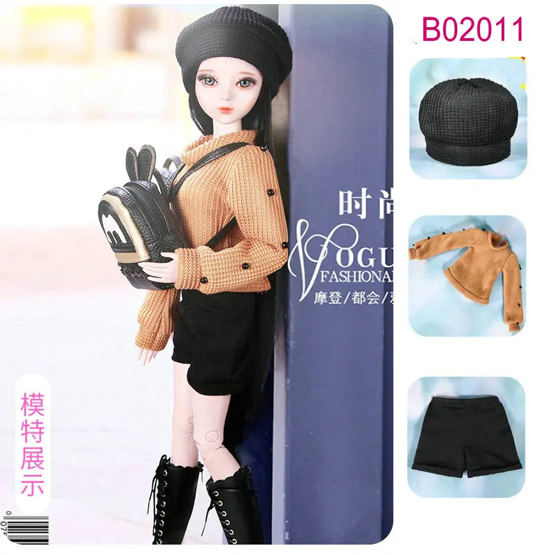 1/3 Bjd Doll Clothes Fashion Girl Dress Toys Clothes for Dolls 55-60cm Dolls Accessories Kids Toys