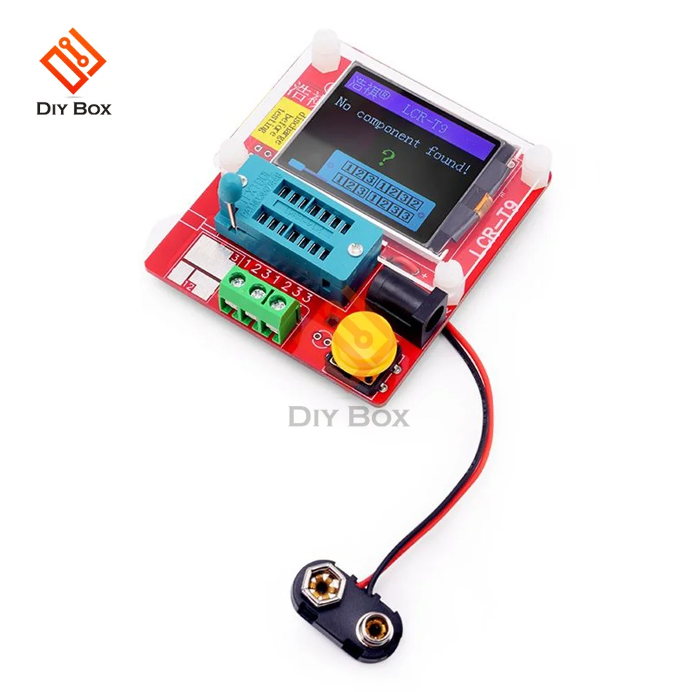 LCR-T9 Multifunction Transistor Meter TFT Graphic Display Tester Diode Capacitance Measure Electronic Industrial Components