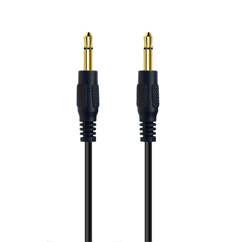 3.5mm Mono Male to Male Plug Audio Cable  2 Pole AUX Cable 1.5m 1.8m