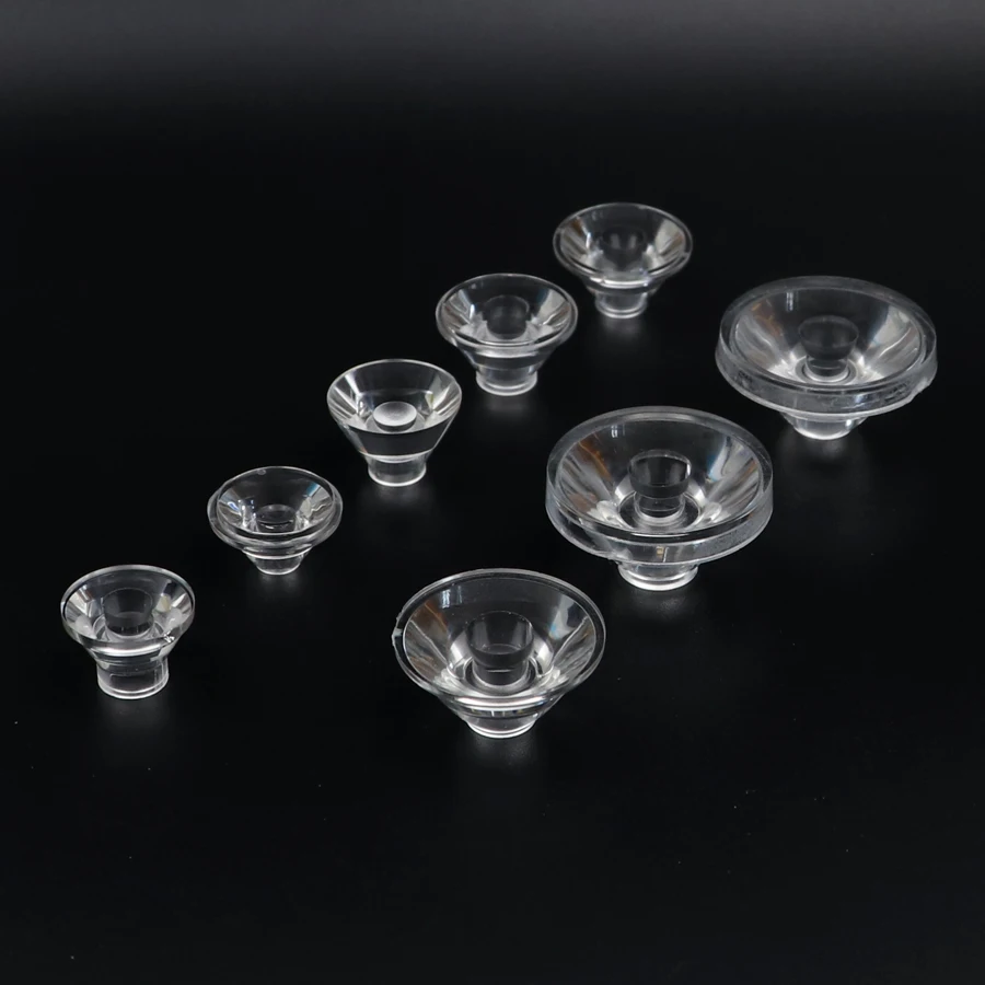 18mm 20mm 21mm 23mm 24mm 29mm 33mm 36mm concave PMMA lens COB LED flashlight condenser Flat convex concave lens