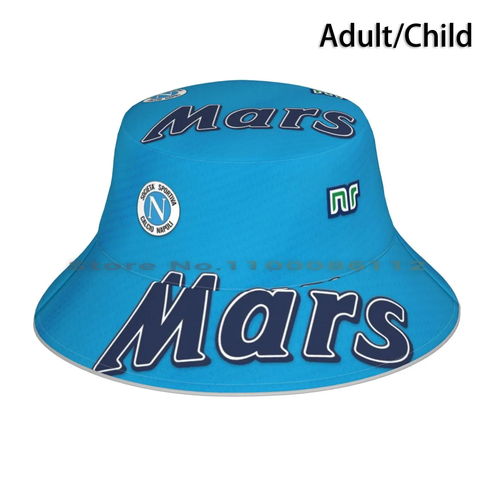 Napoli Campione D' Italia / Special 1989 / 90 Bucket Hat Sun Cap Napoli Naples Fans Londra Insigne Maradona Vintage Campioni