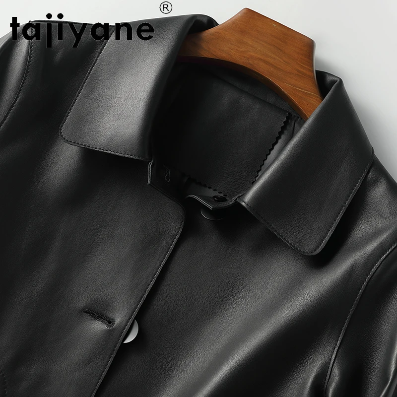 Tajiyane Short Genuine Leather Jacket Women Spring 2021 Real Sheepskin Coat Female Korean Style Jackets Veste Femme Pph4962