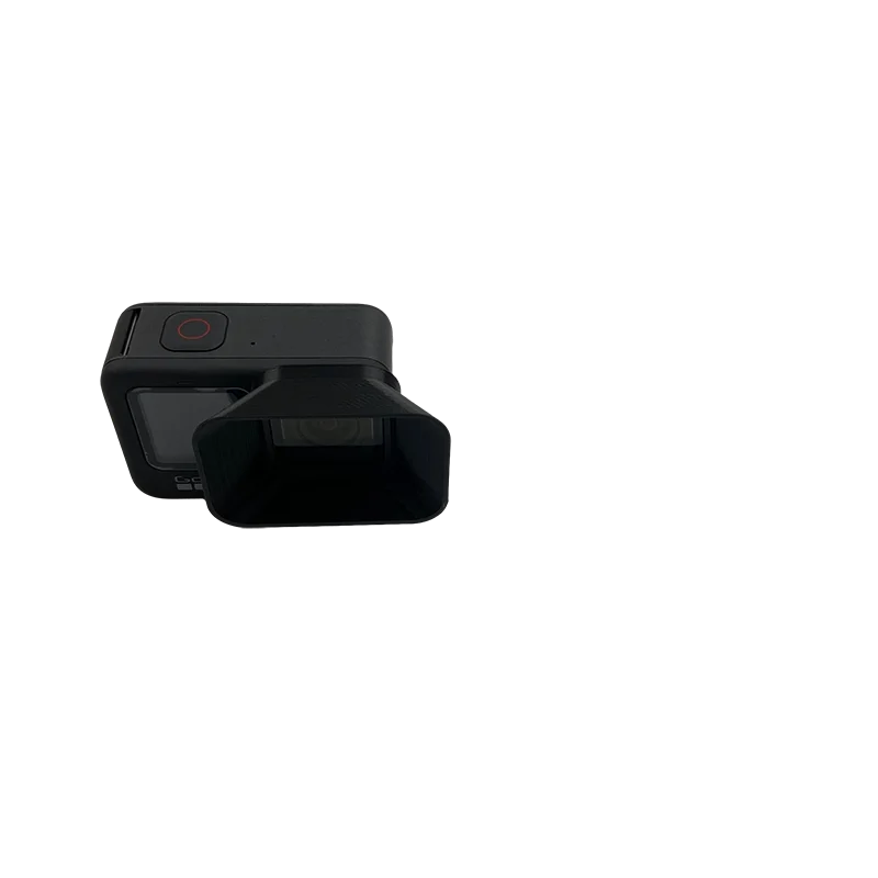 Cubierta de lente de cámara GoPro Hero 9, protector de luz antideslumbrante, accesorios de protección, color negro