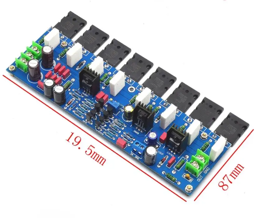 L40 200w febre hfi mono classe ab/classe a placa do amplificador de potência