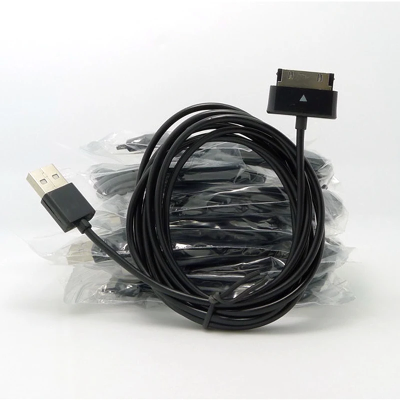 10Pcs 1M 2M USB Sync Data Charger Cable Fast Charging For Samsung Galaxy Tab 2 Note 7.0 7.7 8.9 10.1 Tablet P1000 Data Cable