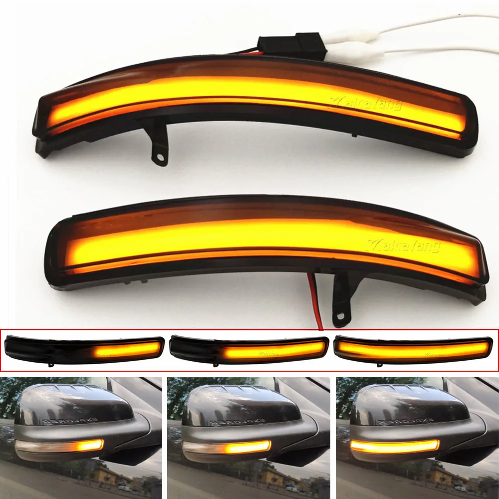 Cornering Lamp For Ford Explorer 2011 2012 2013 2014 2015 2016 2017 2018 2019 Scroll Dynamic LED Sequential Turn Signal Lights