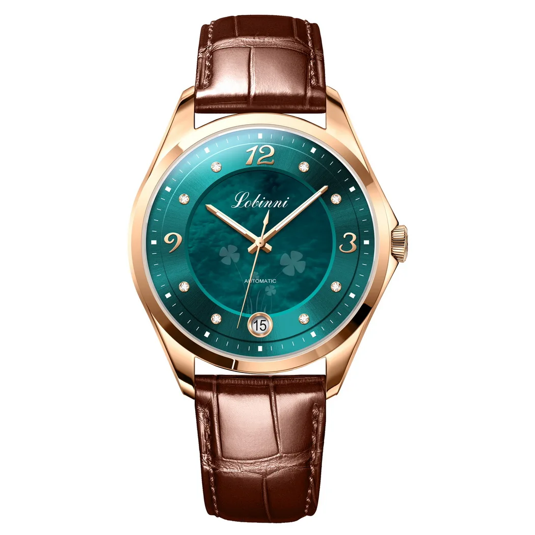 

LOBINNI Women Automatic Watch Luxury Ladies Mechanical Wristwatch Sapphire Mirror Fashion Watches Female Clock Auto Date