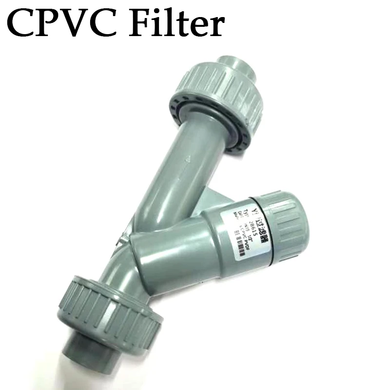 2'' 3'' CPVC Filter Y Type Factory Pump Water Treatment Cyclic Filtration High-Quality Corrosion Resistance Irrigation Adapter