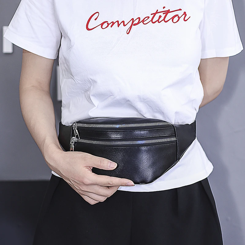 Fanny Pack Vrouwen Mode Taille Pack Casual Crossbody Borst Tassen Unisex Hip Bum Bag Waterdichte Reizen Heuptas Sport Portemonnee pocket