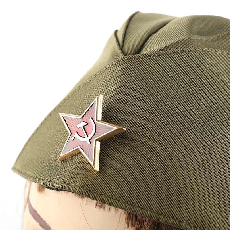 CAMOLAND Sailor Hat Women Dance Boat Caps Pentagram Soviet Badge Navy Hats Unisex Military Cap Party Cosplay Berets Cap