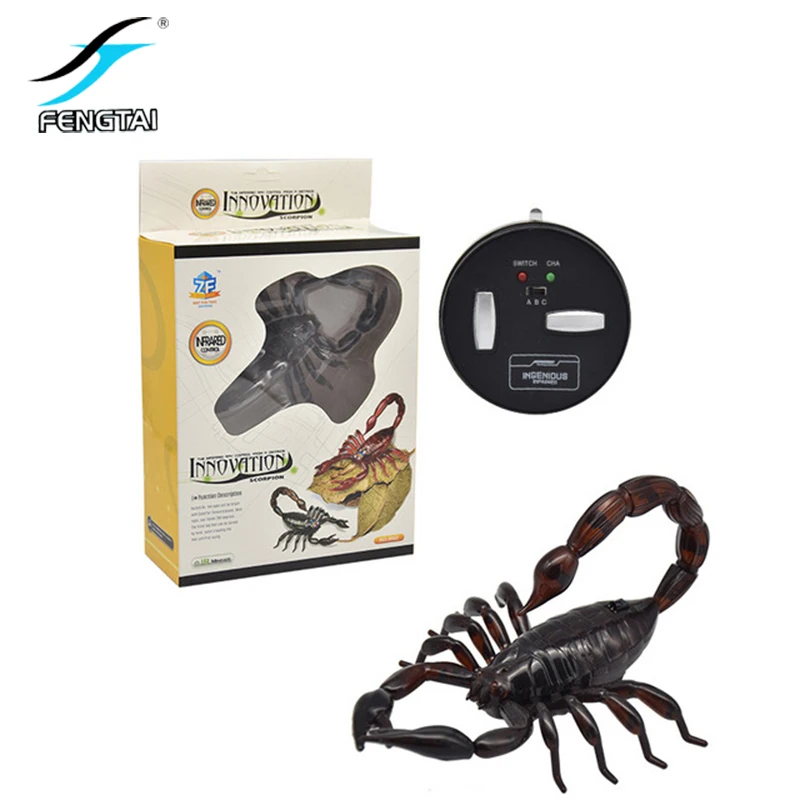 

Novelty Funny Infrared Electric RC Scorpion Prank Simulation Insect Remote Control Scorpion Model Toy Dinosaur Penguin Gift