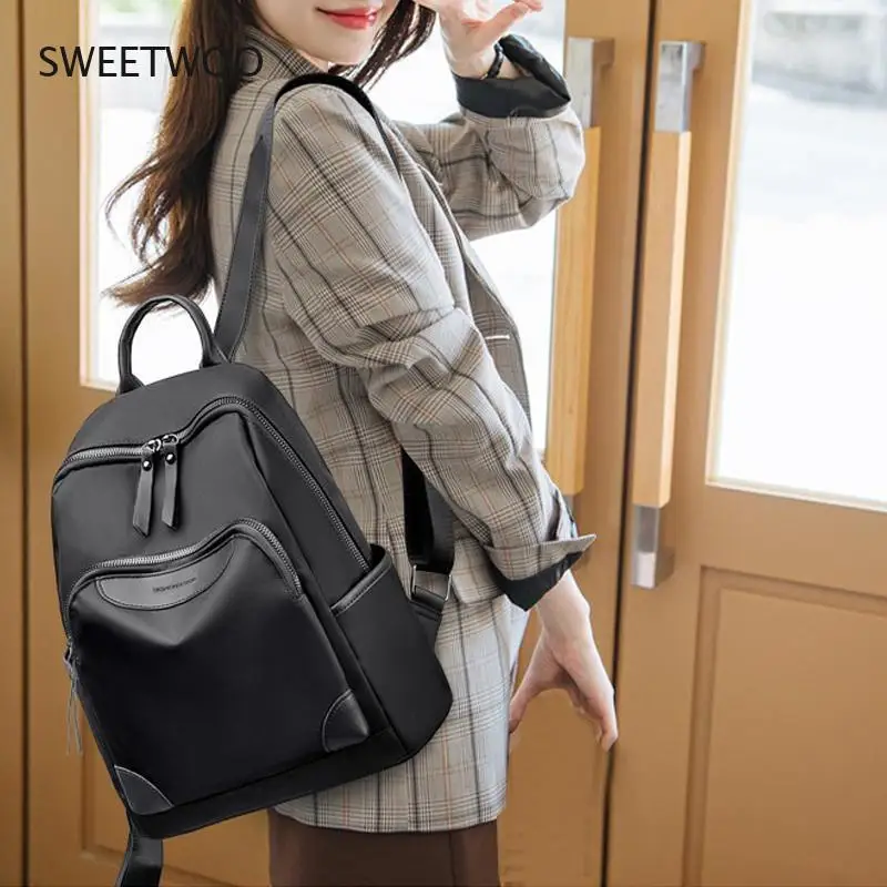 Women Backpack Travel Bag Women\'s Backpack Daypack 2021 New Fashion Backpack Nylon Cloth Backpack Large Capacity Backpack