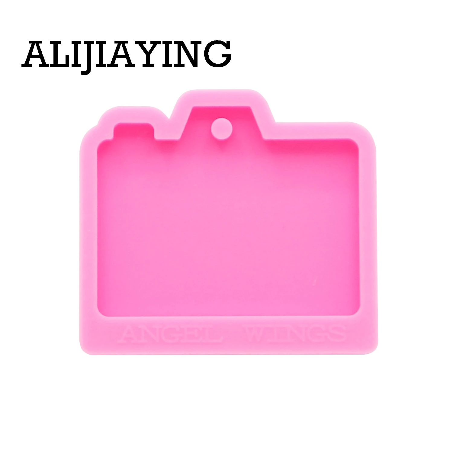 DY0172 Glossy Camera shape keychain silicone mold DIY craft keyring pendant jewelry keychains mould