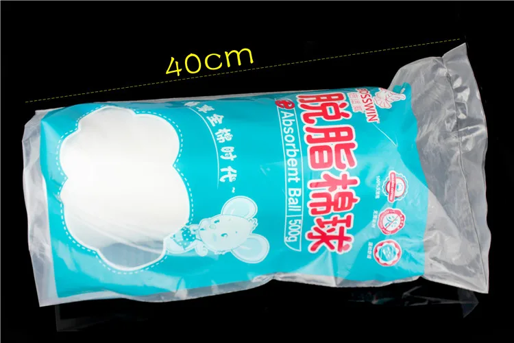 

500g Disposable Disinfection Degreasing Pure Cotton Ball roll Baby Cotton Ball Medical Wound Dressing change Drug Clean Hygiene