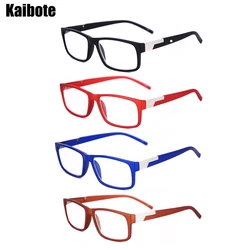 4 Pack Reading Glasses for Men Women Fashion Presbyopic Eyeglasses Rectangular Frame Reader Eyewear 1.00 1.50 2.00 2.50 3.00 3.5