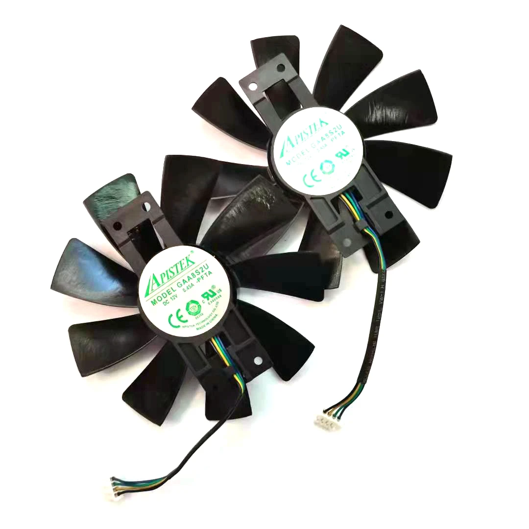 GAA8S2U 2pcs/lot DC12V 0.45A 4pin 100mm for Sapphire R9 380 380X 2G 4G 5D Graphics Card Fan
