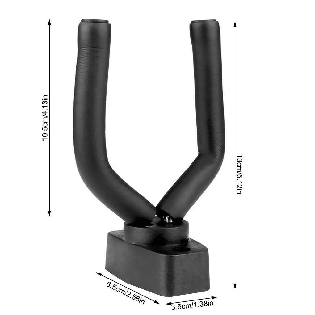 1 Piece Guitar Bass Mandolin Banjo Ukulele Stand Wall Mount Hanger Holder Guitar Hanger Electric Guitar Neck Holder Accessories