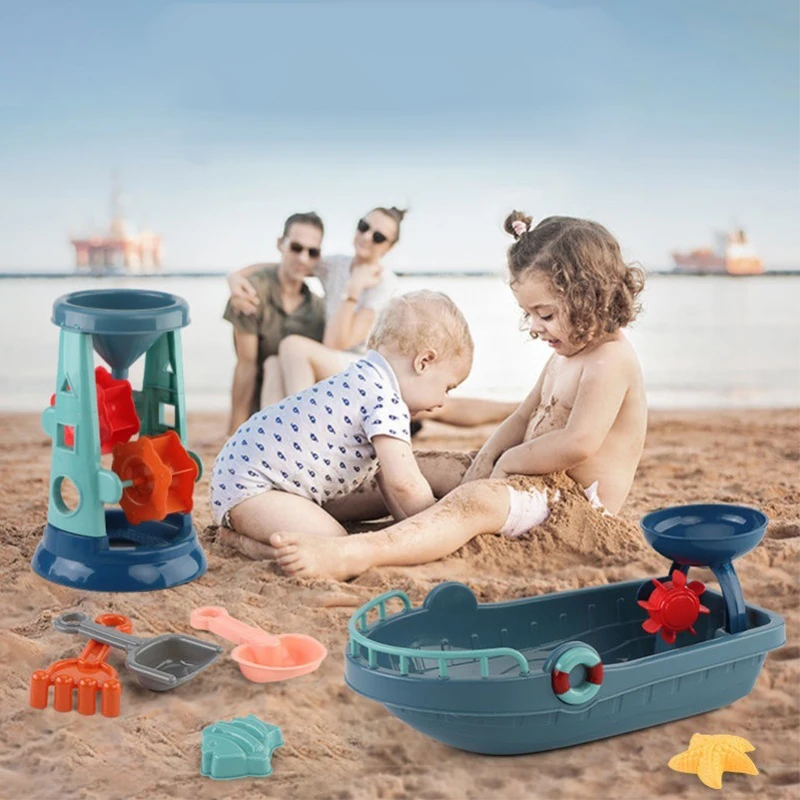 Beach Toys For Children Baby Playing In Water Toys Sand Box Set Kit Sand Table Sand Bucket Summer Toys Beach Toy Set For Beach