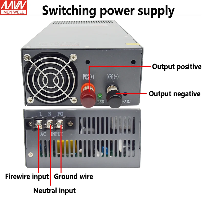 S-1500W 12 24 36 48V Switching Power Supply