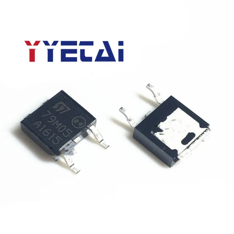 TAI 20PCS New MC79M05CDT 7905 79M05 three-terminal regulator regulator IC 5V patch TO252