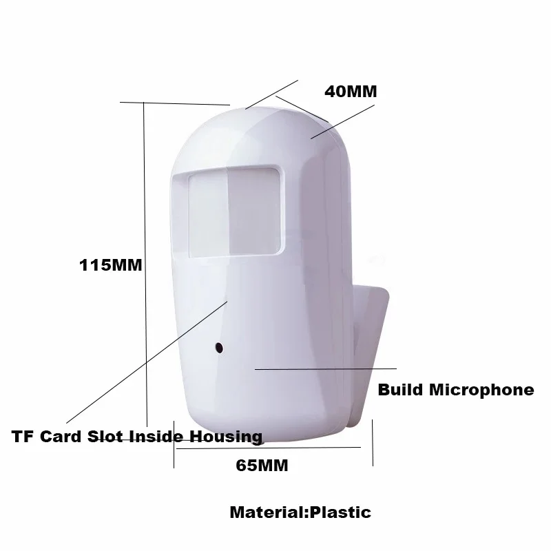 Tuya-Mini cámara inteligente WiFi, grabadora de seguridad inalámbrica Invisible para el hogar, vigilancia oculta interior, visión nocturna IR 940,