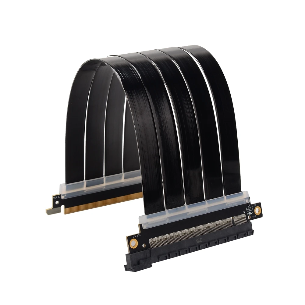 Cable de extensión de tarjeta gráfica PCIE 4,0 x16 a 16x Riser PCI-e ITX chasis recto 16GT \ S unidad libre no destructiva de velocidad completa