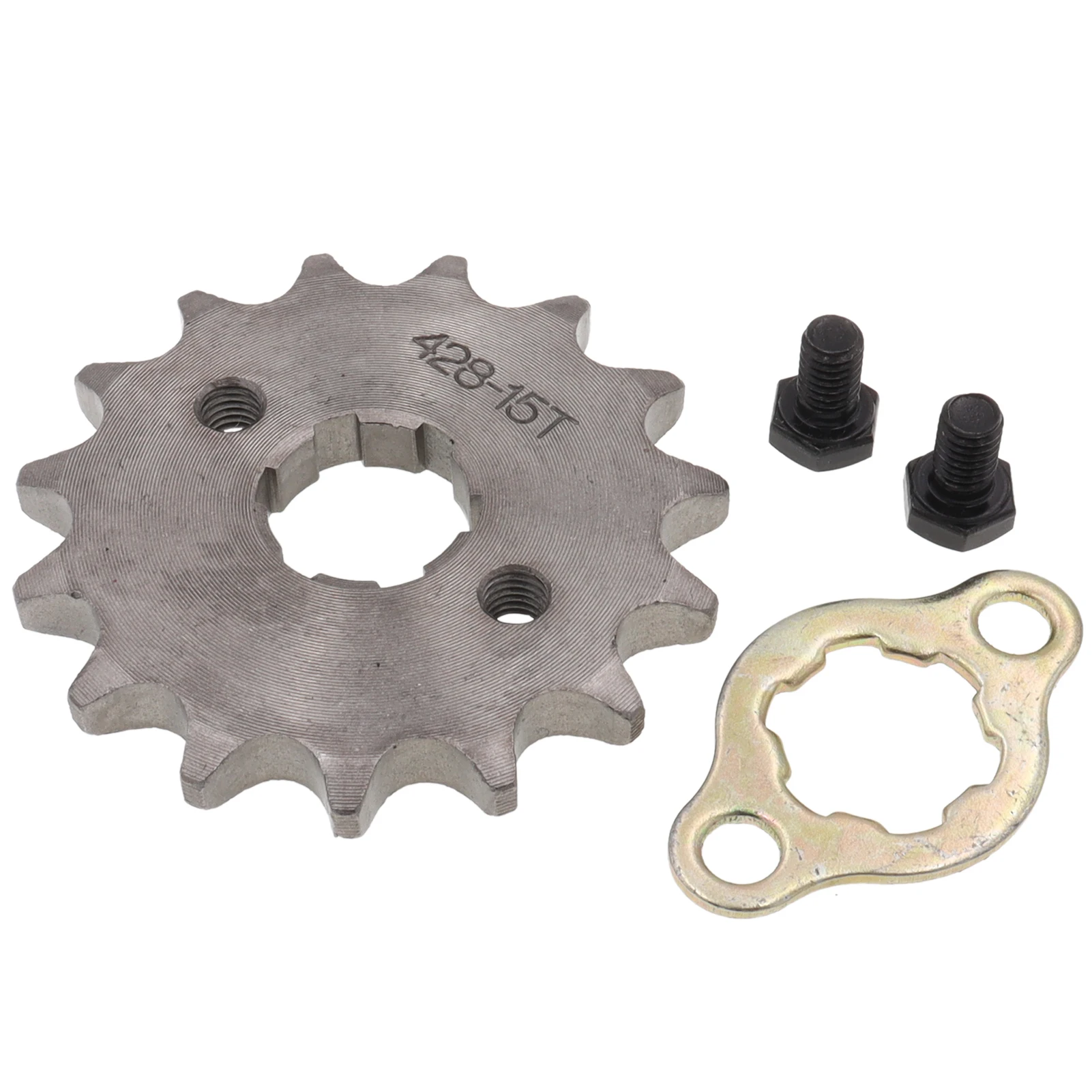 Front Engine 428# 10T 11T 12T 13T 14T 15T 16T 17T 18T 19T Teeth 17mm 20mm Chain Sprocket With Retainer Plate Locker