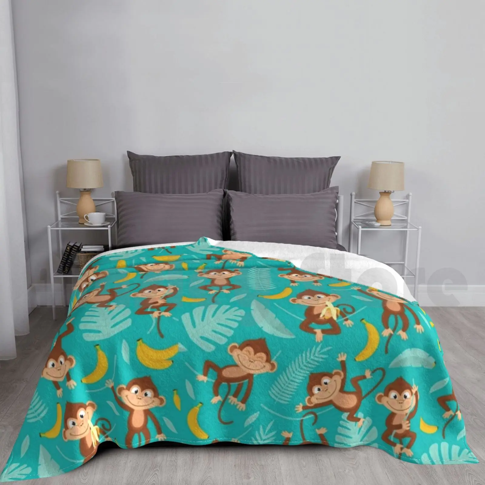 

Monkey Blanket Fashion Custom Monkey Mom Monkey Monkey Monkey Monkey For Women Monkey Mom Monkey For Girls