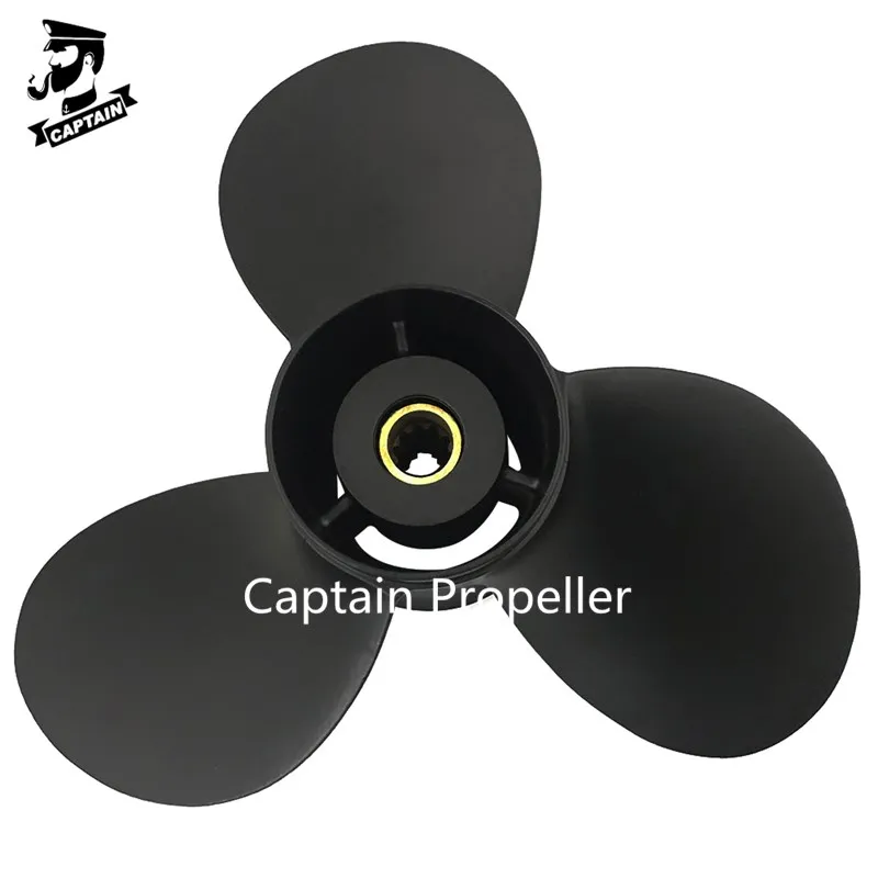 

Captain Propeller 9 1/4x11 58100-89L70-019 Fit Suzuki Outboard Engines DF8A DF9.9A/9.9B DF15A DT15C DT9.9 DF20A 10 Tooth Spline