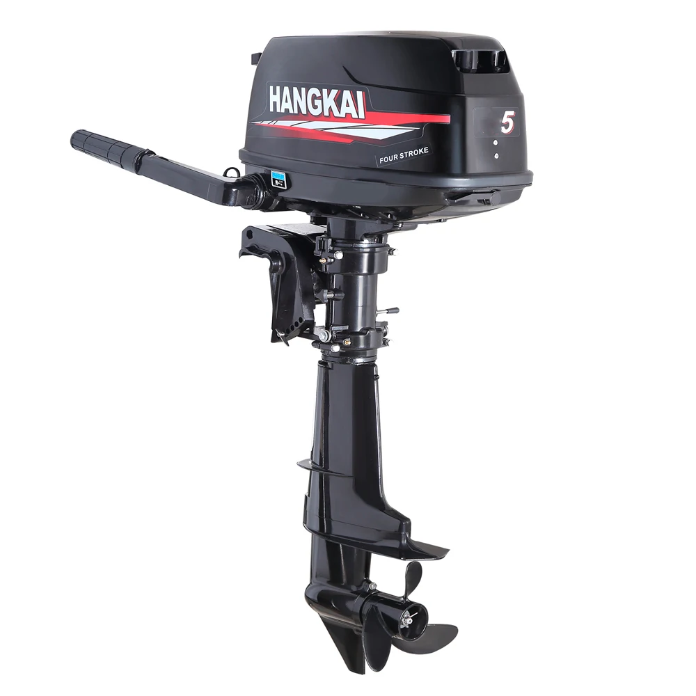 Hot Sell Hangkai  Outboard Motor Gasoline Engine 5 Horse Power 2stroke  Boat Hook