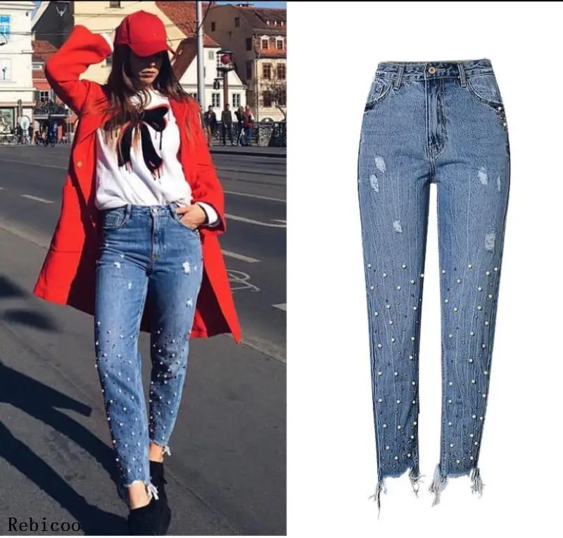 High Waist Diamond Front Split Pencil Pant Trousers Pants Women Skinny Casual Pencil Pants