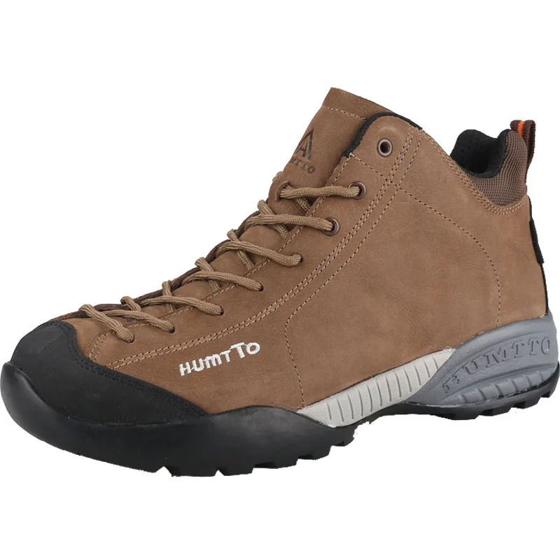 HUMTTO Leather Hiking Shoes Men Waterproof Hunting Boots Snow Boots Ankle Shoe Women Trekking Shoes Sneakers Casual Tennis Shoes