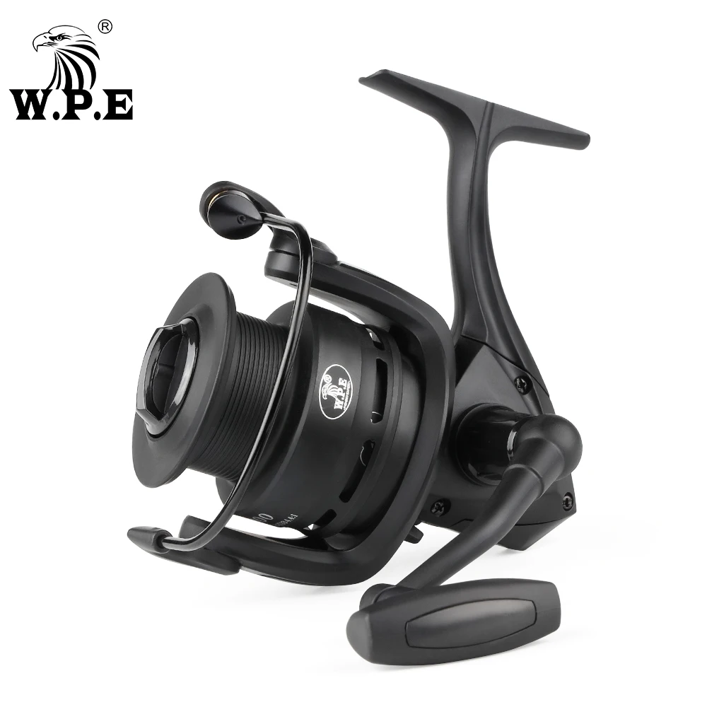 

W.P.E Fishing Reel 3000-6000 Spinning Reel 4+1 BBs 5.2:1/4.4:1 High Speed Full Metal Spool Saltwater Carp Fishing Tackle Pesca