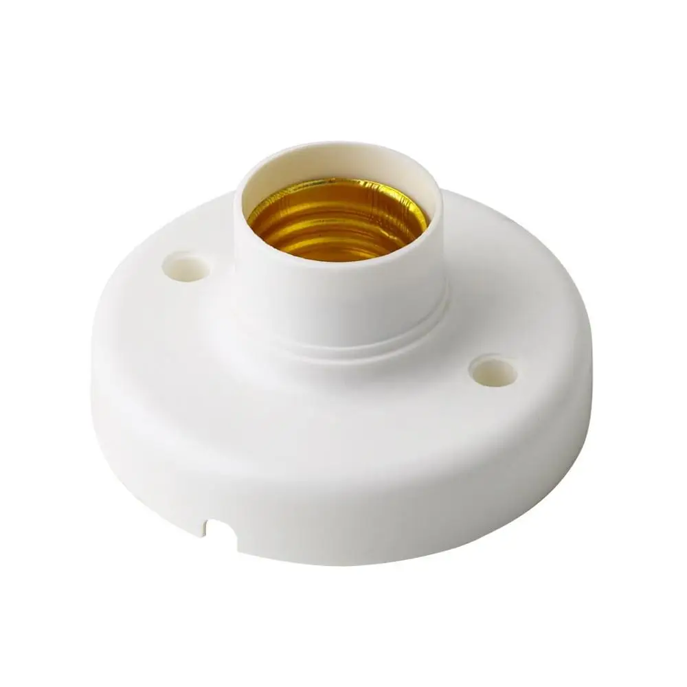 E27 portalampada ABS basi rotonde portalampada adattatore luce terminale a vite fissaggio raccordo connettore accessori per l'illuminazione domestica