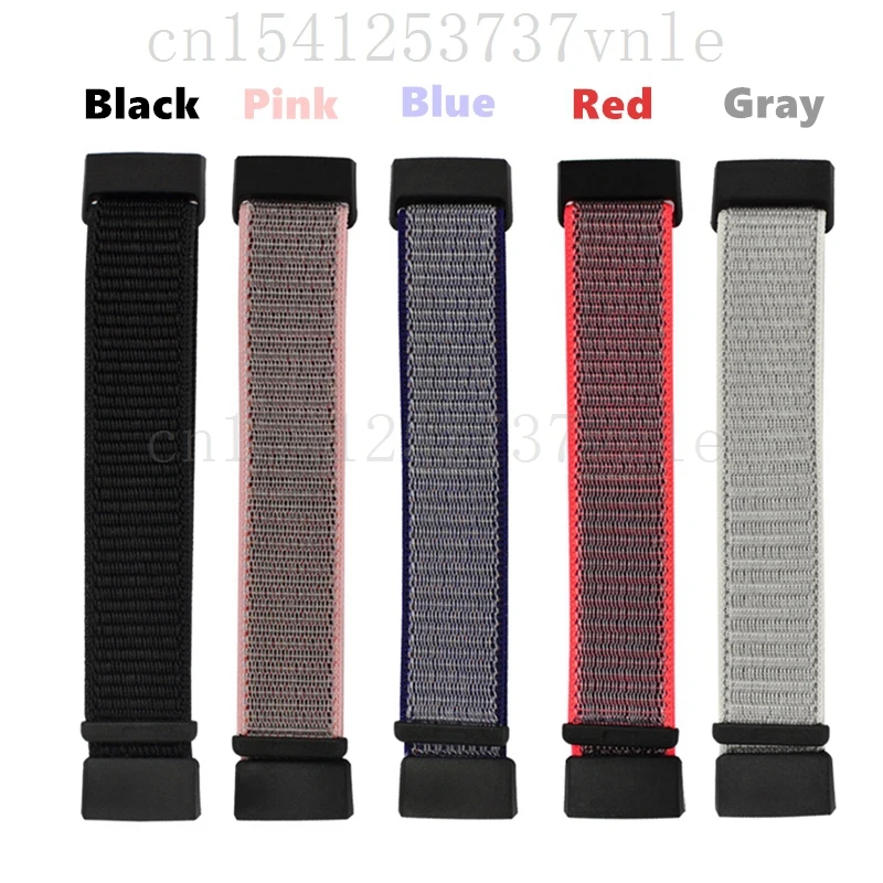 Nylon Watch Strap For Fitbit Charge 3 4 SE Band Soft Breathable Sport Bracelet Loop Wristbands For Fit Bit Charge3 4 2 5 Correa