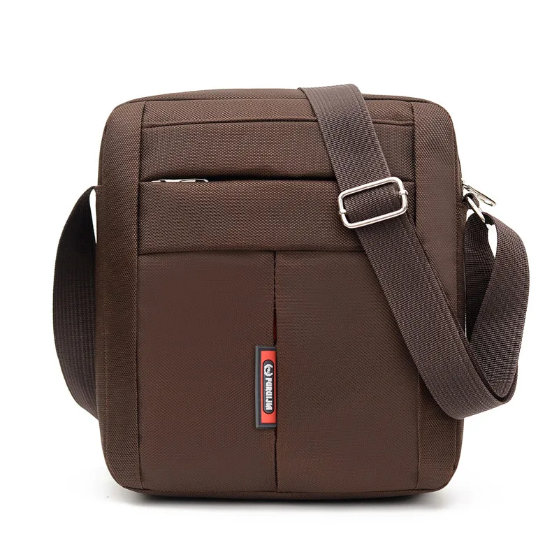 Hot Sale High Quality Mens Bag Casual Man Business Messenger Oxford Shoulder Bags Travel Black Brown  Crossbody Flap