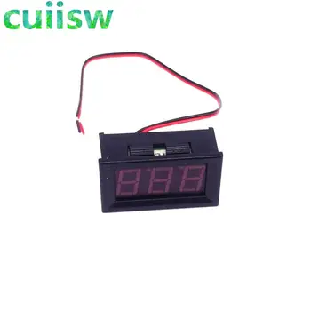 數位電壓表,直流4.5V至30V,紅/藍/綠三色可選,適用於6V/12V電動車、摩托車和汽車。 12 最佳銷售 12V顯示屏 - №2