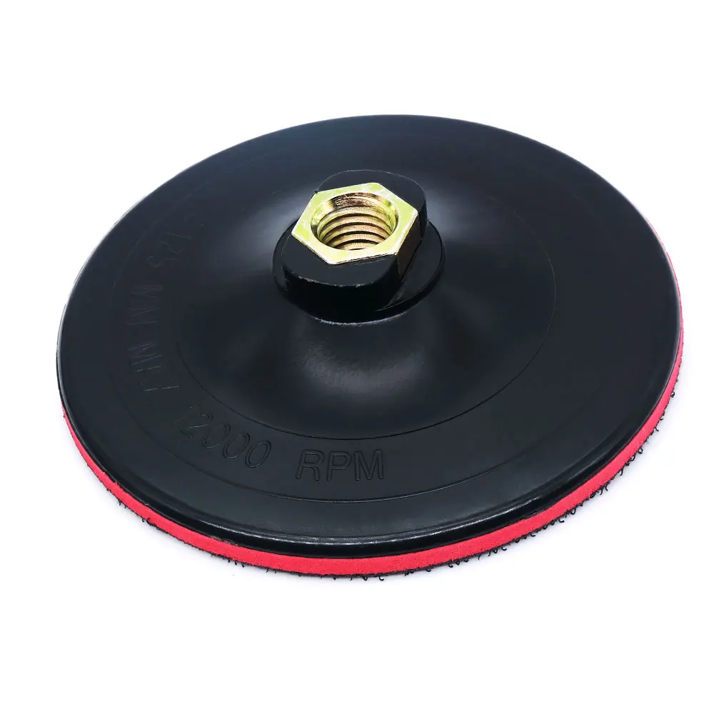 5 Inch 125mm Backer Pads Kunststoff Haken & Loop Sichern Pads M14 & 5/8 ”-11 Gewinde Schleif werkzeug Polieren Disc Halter
