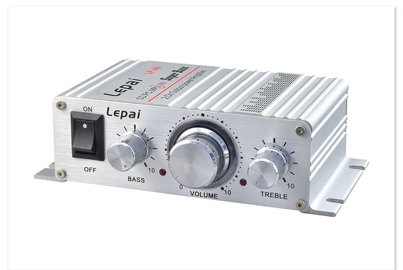 Lepy A6 Amplifiers 2x15W 2.0 Channel Mini Stereo Class AB dac Bass And Treble Adjust DC 12V For Home Car Amp