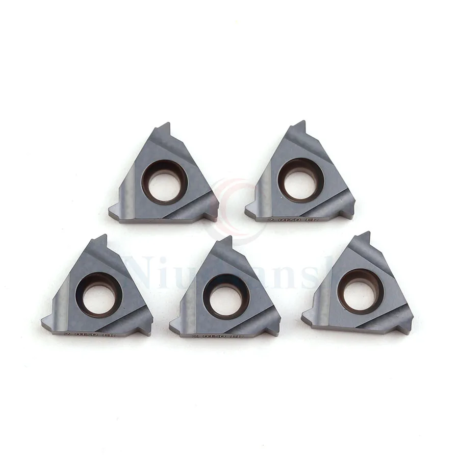 16ER 0.5 ISO 0.75 ISO 1.0 ISO 1.25 ISO 1.5 ISO 1.75 ISO 2.0 ISO 2.5 ISO 3.0 ISO 3.5 ISO LDA CNC inserti filettati inserti in metallo duro