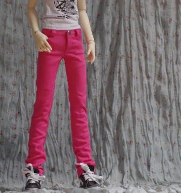 

1/6 1/4 1/3 BJD clothes Rose Red pencil pants for BJD/SD YOSD MSD SD13 SD17 SSDF ID72 HID strong Uncle doll accessories C0175