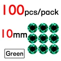 10mm Verde 100 piezas