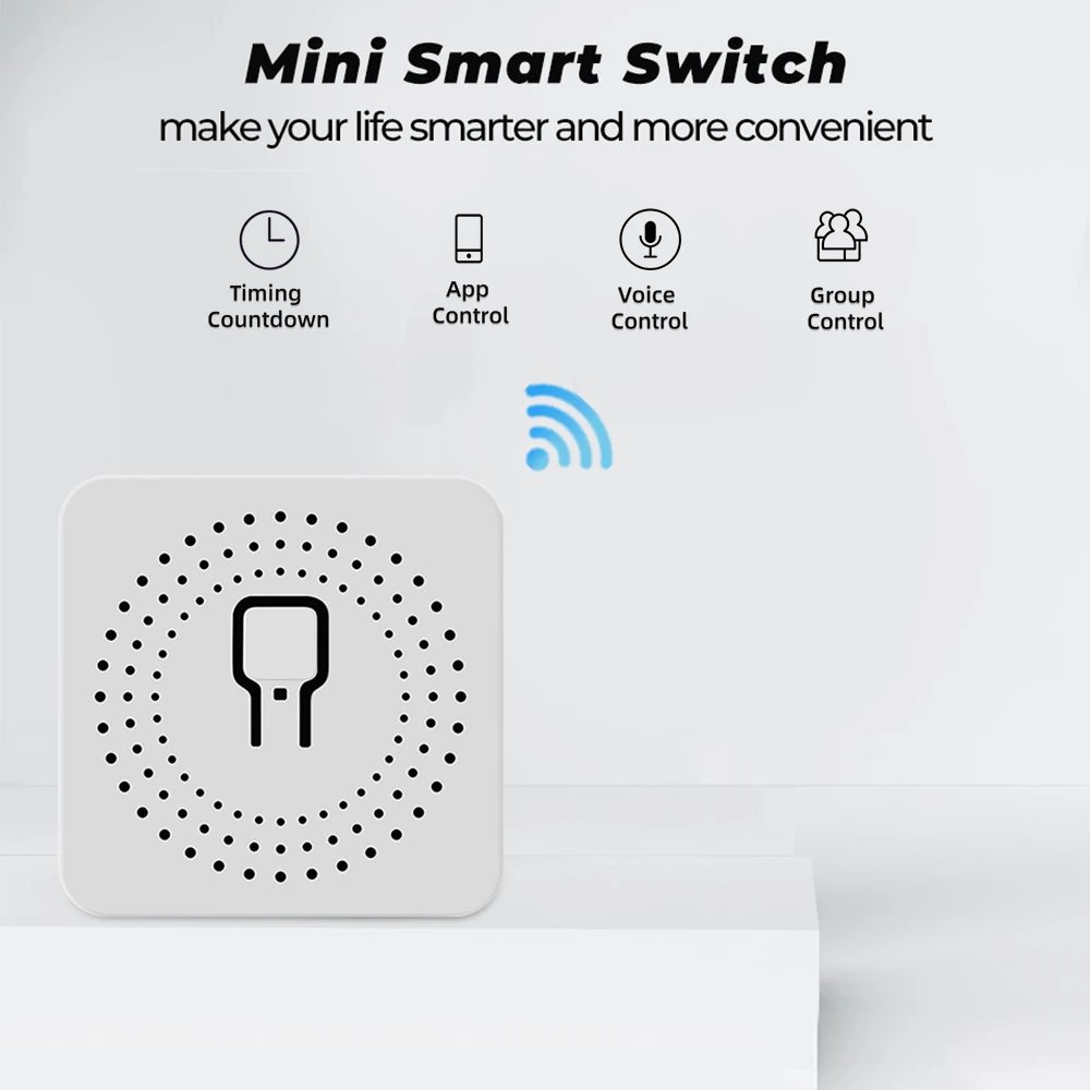 Mini Tuya Wifi Tự Làm Công Tắc Hỗ Trợ 16A 2 Điều Khiển Nhà Thông Minh Tự Động Hóa Module Hoạt Động Với Alexa Google Nhà Thông Minh cuộc Sống Ứng Dụng