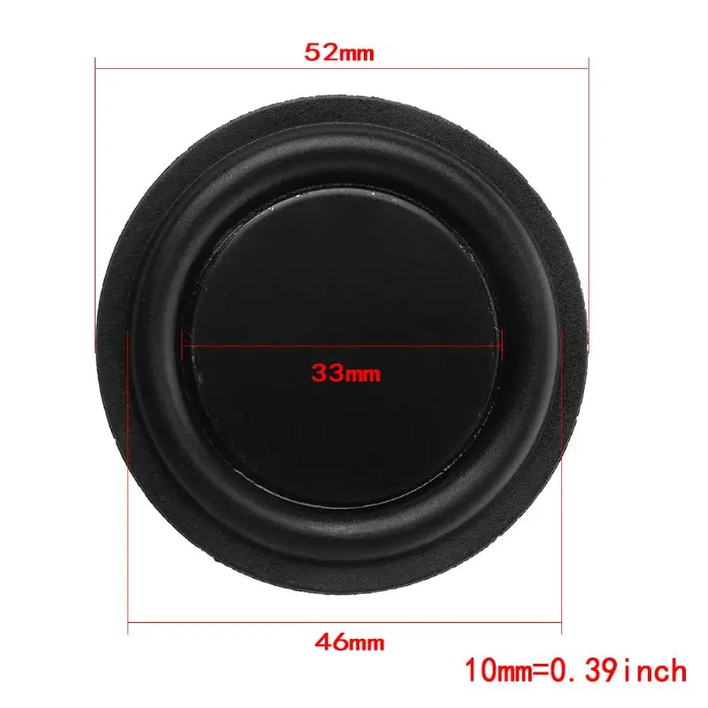 30 Mm Tản Nhiệt Thụ Động Loa Siêu Trầm Loa Màng Rung Bass Cao Su Loa Trầm W91A