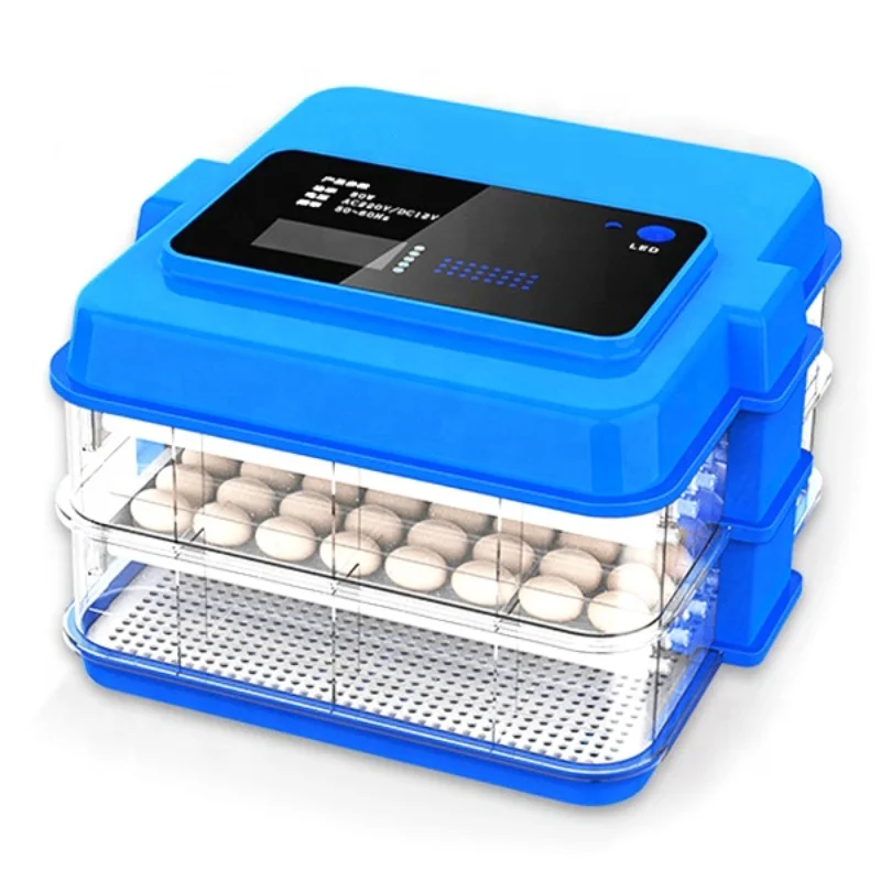 fully automatic mini incubators hatching eggs 48 egg incubator dual power supply farm machinery