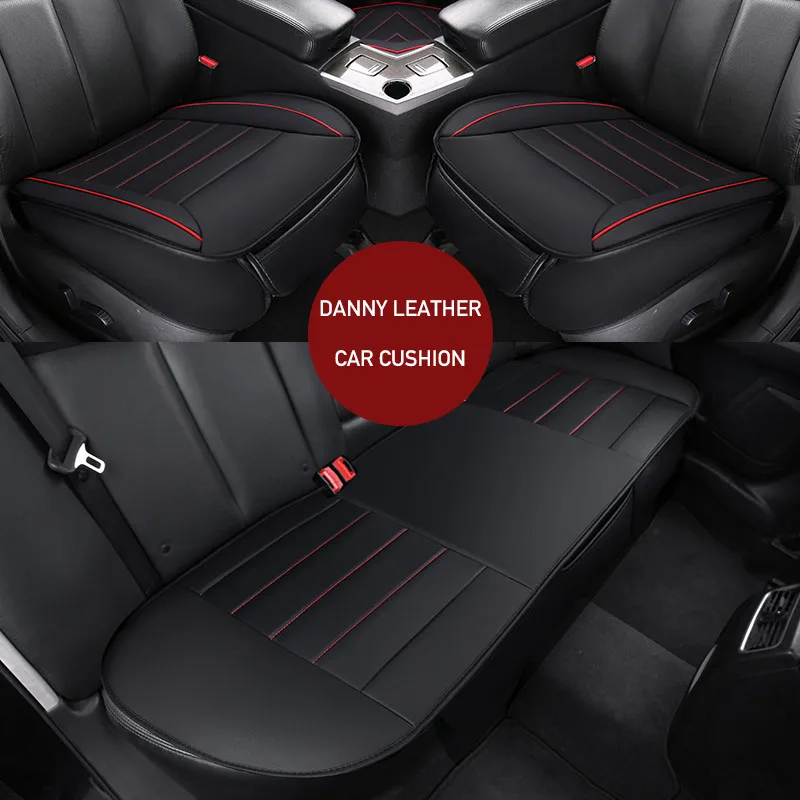 

Universal Auto Car Seat Covers Protector Pad Mat Breathable PVC Leather Car Front Rear Back Seat Cover Auto Seat Cushion